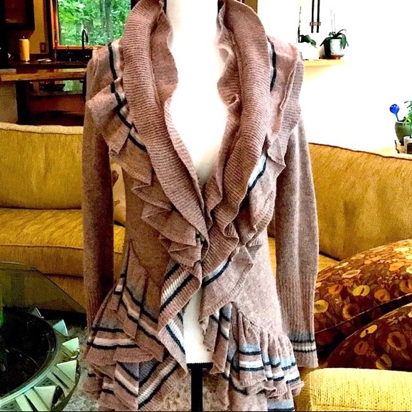 Anthropologie Sweaters - COPY - Anthropologie ,SPARROW ! FAB warm colors, LOVELY♥️